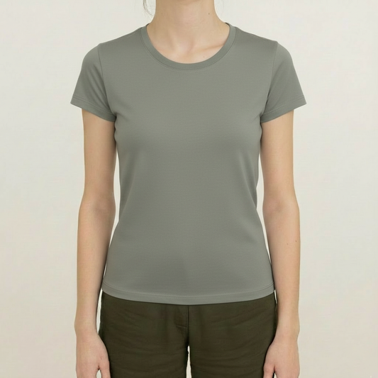 Polera Pima Crew Neck - Mujer