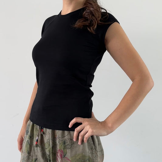 Women's Raglan T-Shirt Black