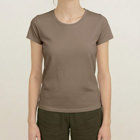 Polera Pima Crew Neck - Mujer