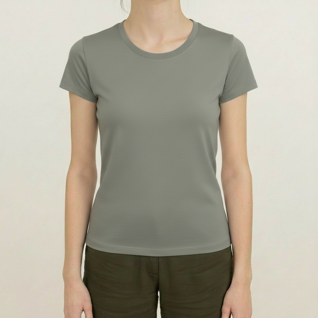 Polera Pima Crew Neck - Mujer