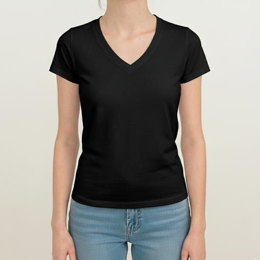 Polera Pima V-Neck - Mujer