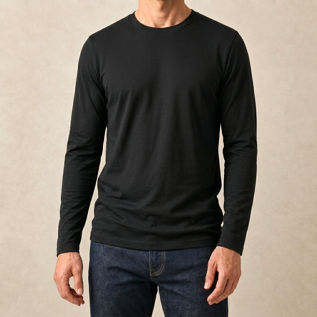 Polera Pima Long Sleeve - Hombre