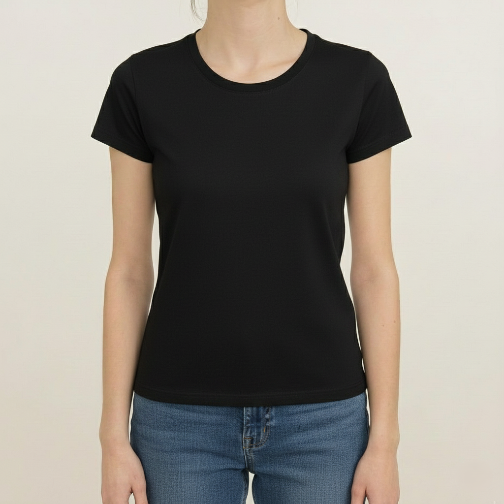 Polera Pima Crew Neck - Mujer