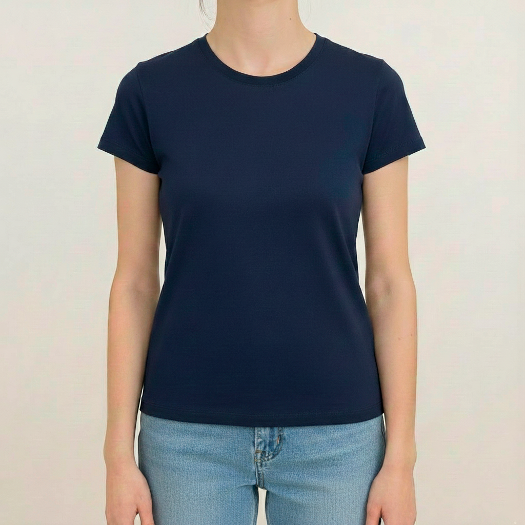 Polera Pima Crew Neck - Mujer