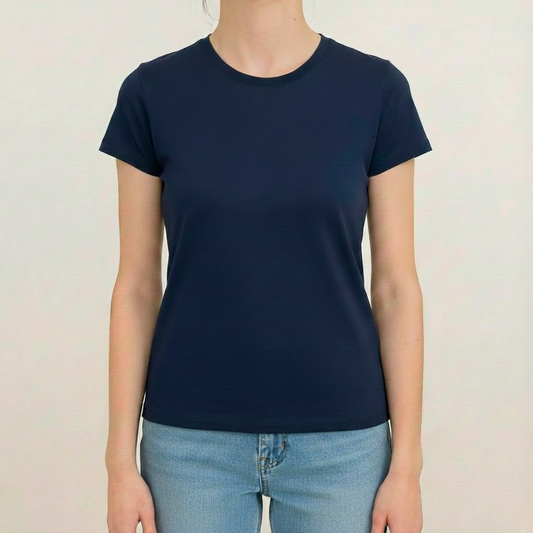 Polera Pima Crew Neck - Mujer